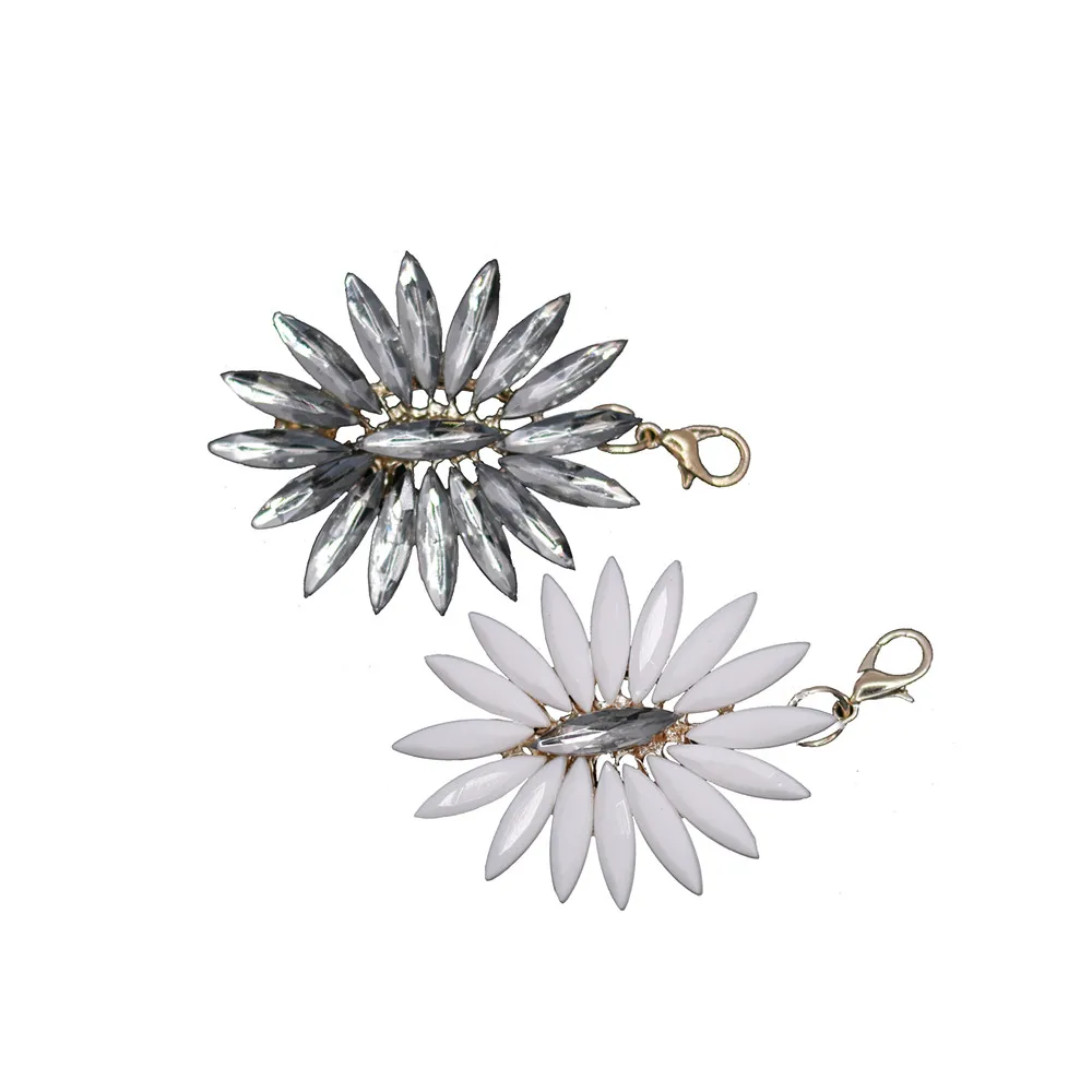 Good quality 57mm metal rhinestones button with sweater coat decoration button accessories DIY 1Pcs/Lot SP-0071