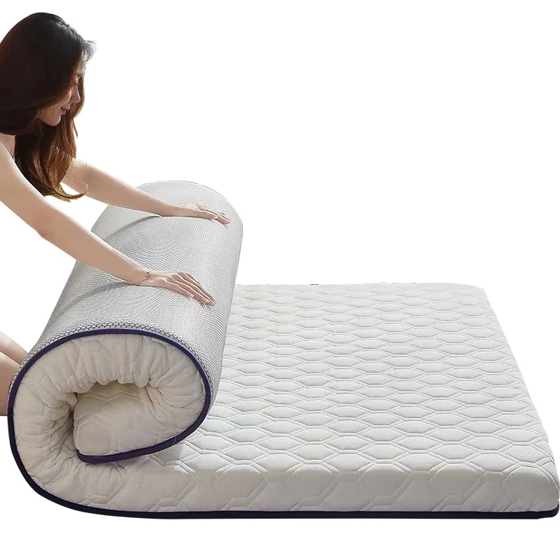 

Five-layer material composition mattress 5/8cm Single double size Sponge latex filling stereoscopic student dormitory Tatami Mat