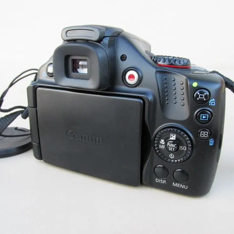 Б/у цифровая камера Canon SX30IS 14.1MP с 35x широкоугольным оптическим стабилизированным зумом и 2,7 дюймовым широким ЖК-дисплеем