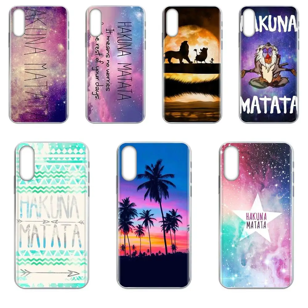 Чехлы Infinity Hakuna Matata Lion King для Xiaomi Redmi Note 2 3 3S 4 4A 4X 5 5A 6 6A Pro Plus мягкий чехол сотового