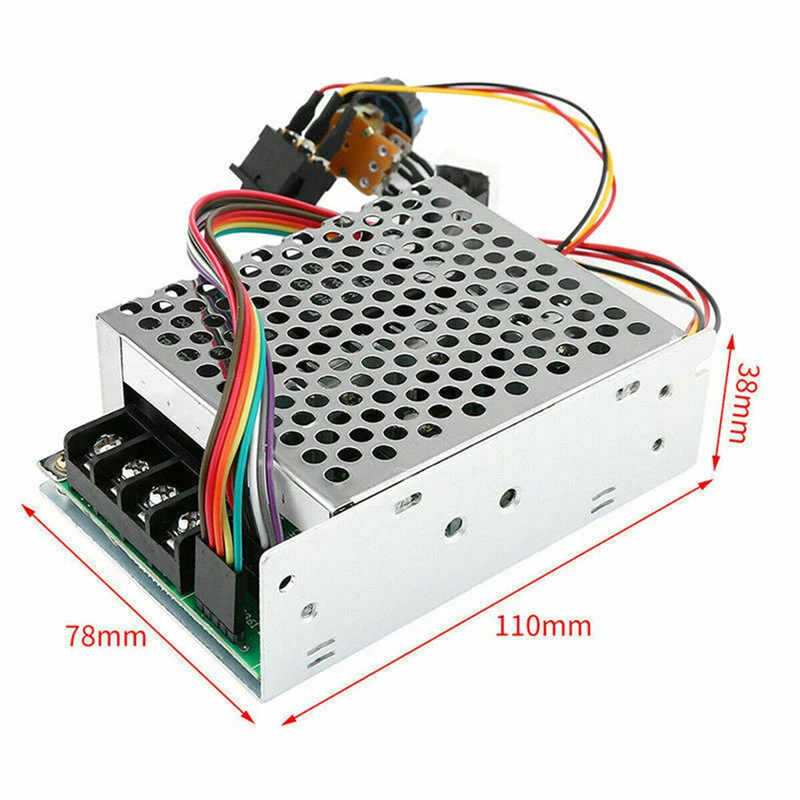 DC10-55V 100A 5000 Вт Реверсивный двигатель постоянного тока регулятор скорости PWM контроль мягкого запуска