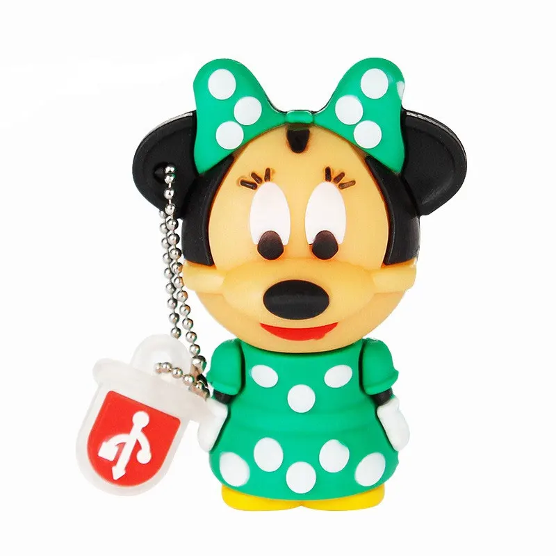 

USB Flash Drive 128gb Mickey and Minnie Mouse USB disk 4GB 8GB pendrive 16GB pen drive 32GB 64GB cute Wedding Gift free shipping