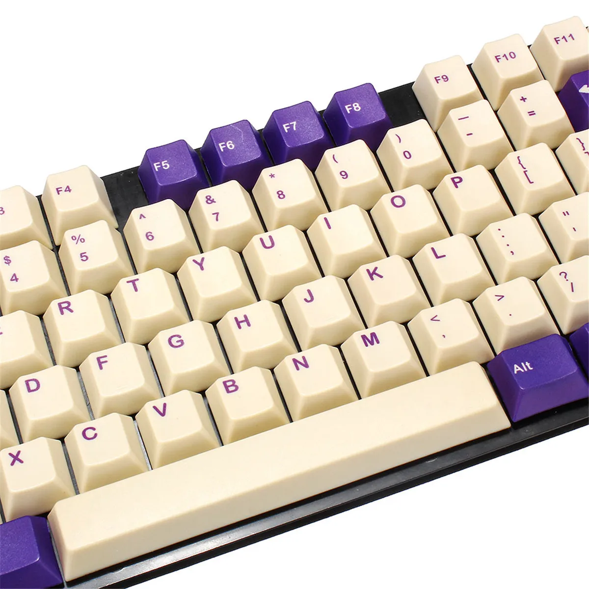 109 клавиш PBT Keycap фиолетовый Пол пять PBT тепловой сублимационный профиль Keycap для вишневого переключателя Механическая игровая клавиатура