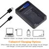 1X BP-727 BP727, BP 727, 3000mAh batería + cargador USB con LCD para Canon BP-718 BP-709 VIXIA HF M50 HF M52 HF M500 HF R30 HF R32 ► Foto 3/6