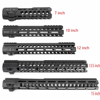 

Slim free Float Handguard Keymod Rifle Scope Mount for AR Series Gun with Steel Nut