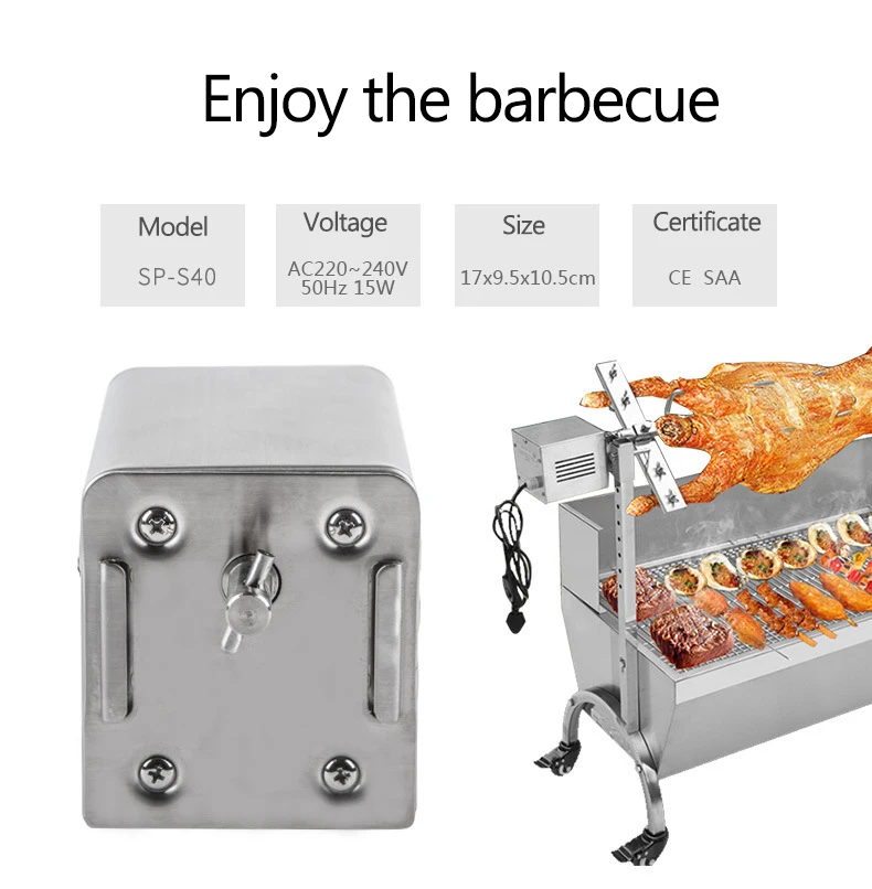 Mens industrie Beheren Stainless Steel Spit Rotisserie Motor | Stainless Steel Bbq Grill Motor - Bbq  Grill - Aliexpress