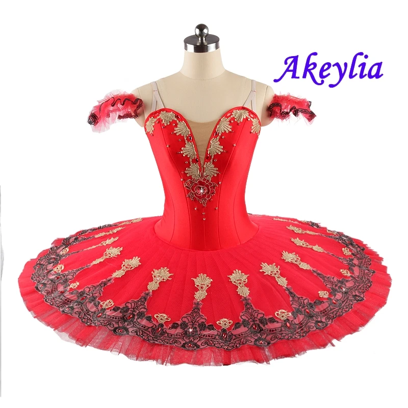 Paquita variation Pancake Tutu Professional Ballet costume Girls platter tutu women Stage Classical Ballet Competition JN0192