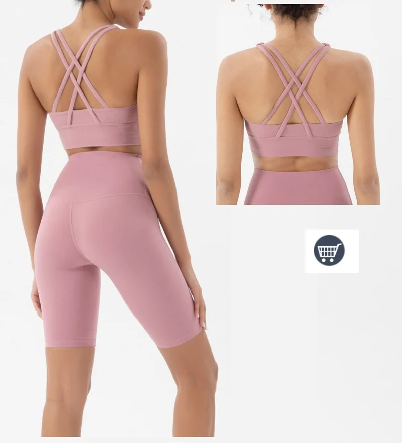 Sexy Sports Yoga Shorts Tights High Waist Fitness Bicycle Running Pants High Waist Peach Hip Soft And Comfortable Gym Clothing