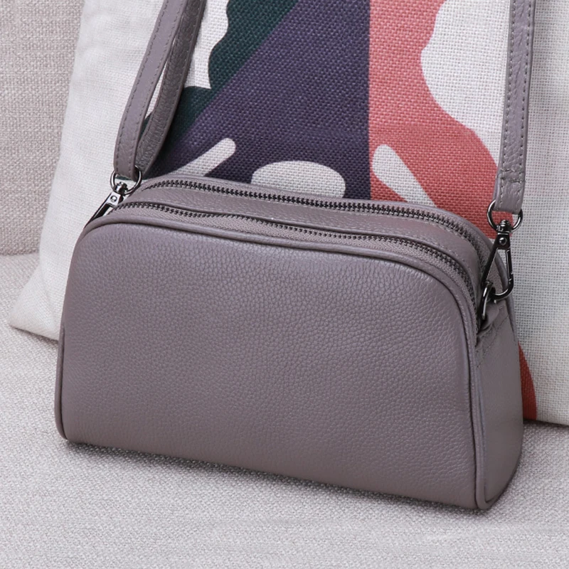 Модная женская сумка из натуральной кожи маленькие дамские сумочки через плечо