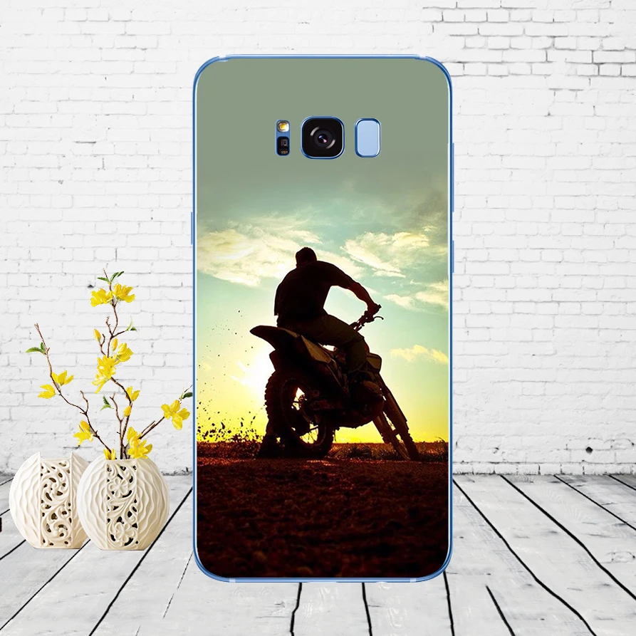 49DD moto cross dirtbikes Мягкий силиконовый чехол для Samsung Galaxy S6 S7 edge S8 S9 S10 plus A70 A50 чехол