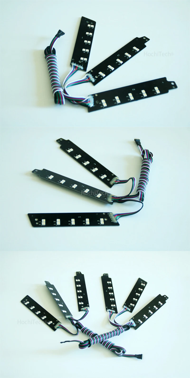 Remote Control RGBW Multicolor LED DRL day light Board Lighting Kit For Ford Mustang Angel eye kit