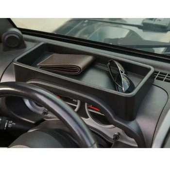 

1pc Storage box Car Front For Jeep Wrangler JK 2007-10.interior Black Durable