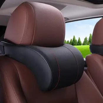 

Car Pillow Head Rest Neck Rest Seat Head Safety Cushion Support Pad Memory Cotton Travelling Head Rest Car Styling Accessory