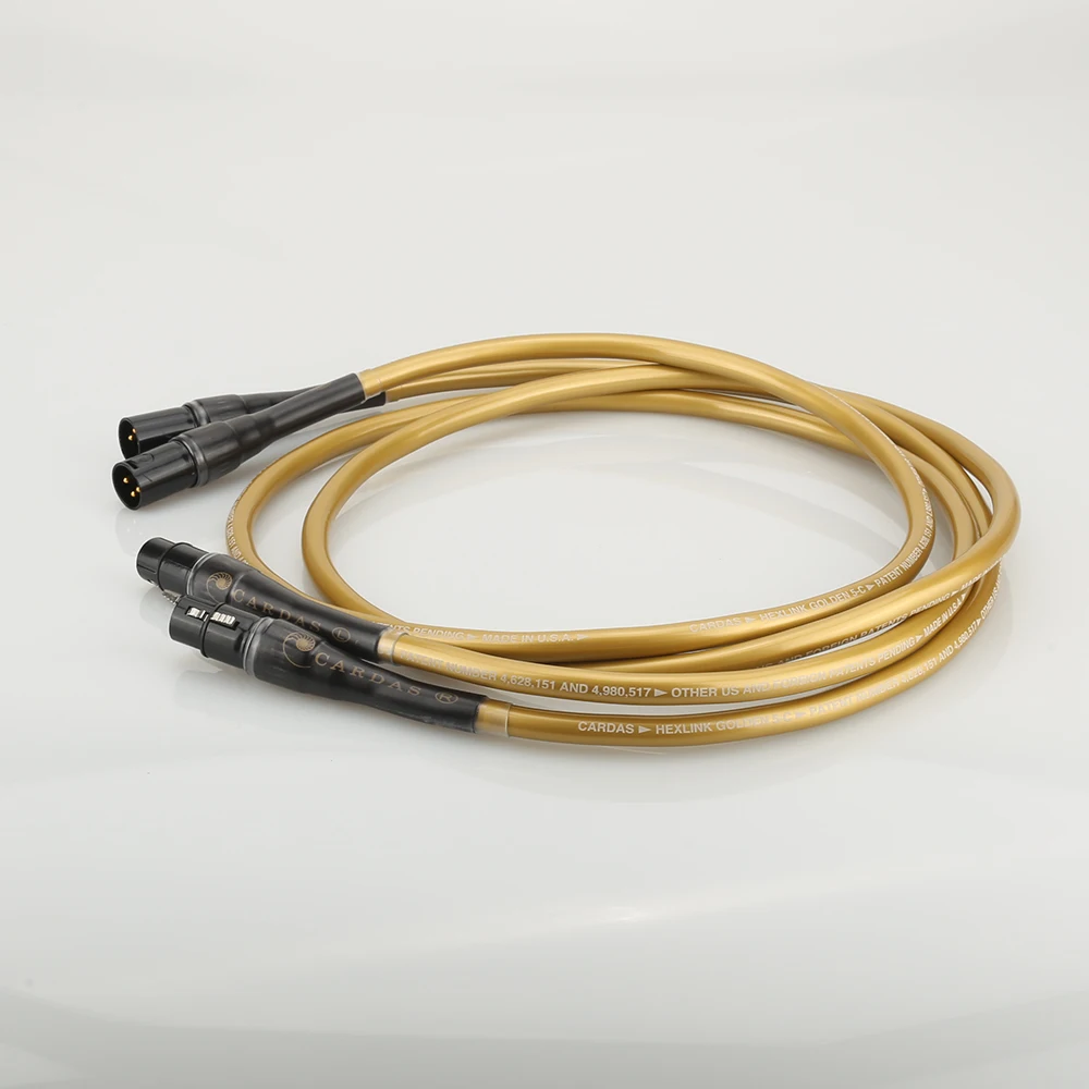 HI End Hexlink Golden 5 C соединительный кабель XLR pair 1M|interconnect cable|viborg audioxlr xlr cable |