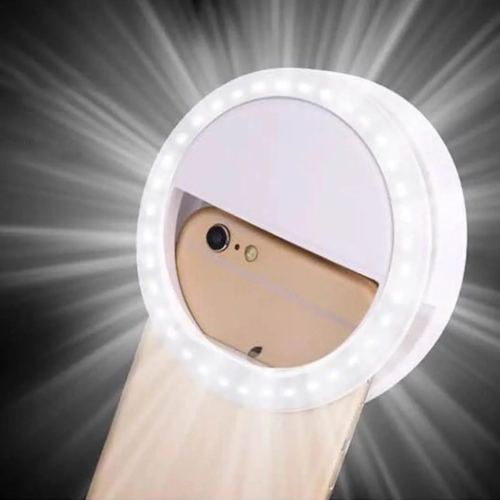 

Mobile Phone Selfie Ring Flash Lens Beauty Fill Light Lamp Portable Clip For Photo Camera For Mobile Phone Smartphone