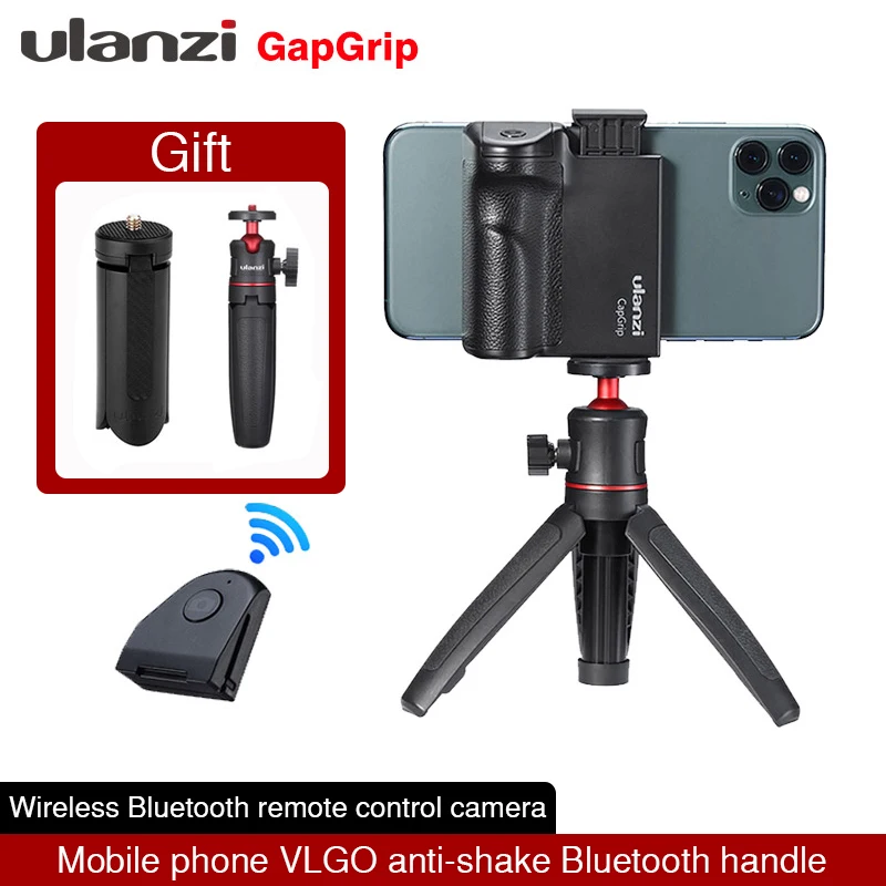 Ulanzi CapGrip беспроводной Bluetooth смартфон селфи бустер рукоятка стабилизатор телефона спуск затвора 1/4 винт стенд держатель|Селфи-моноподы| | АлиЭкспресс