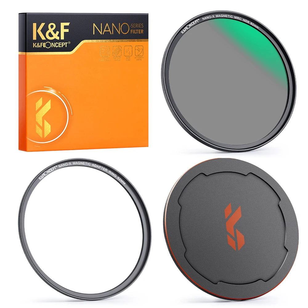 K & F Concept ND8 52 мм 58 67 72 82 серии Nano-X магнитный фильтр для объектива HD