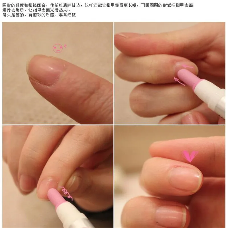 Кварцевые скрабы для дизайна ногтей каменное средство удаления кутикулы ручка