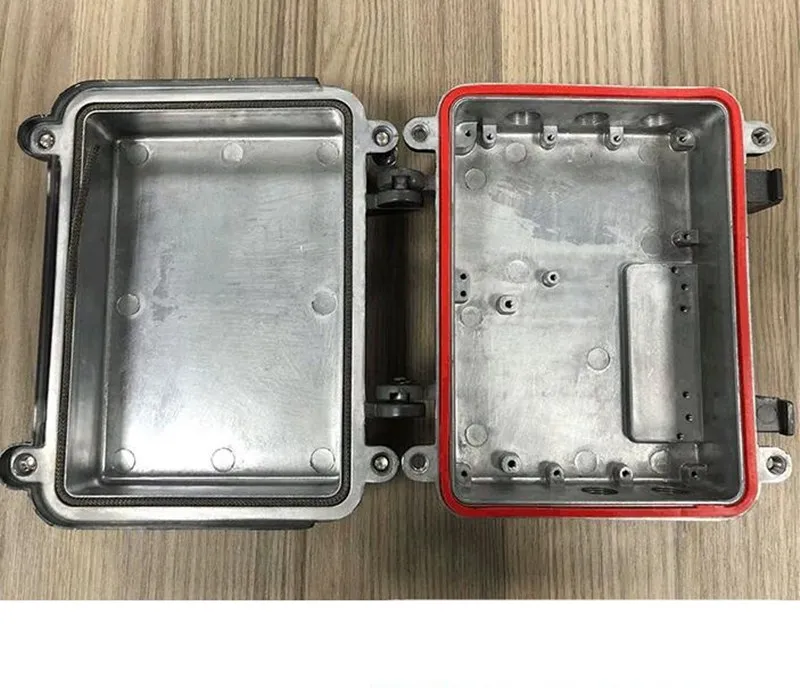 Black color material 160-110-60mm amplifier housing Die-cast aluminum waterproof box Router housing 3