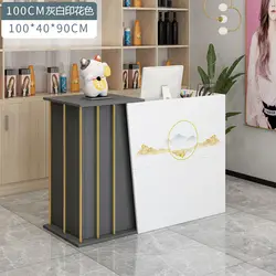 Caisse Simple et moderne pour magasin de thé au lait, comptoir de réception pour magasin de vêtements, caisse de réception pour Salon de beauté, petit comptoir de Bar 