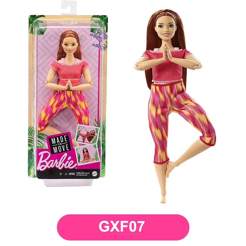 Original Barbie Gymnastics Yoga Sports Doll Barbie All Joints Move Doll  Educational Toy Girl Christmas Birthday Toys Gift DHL81 - AliExpress