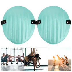 2 Pcs Thicken Super Light EVA Soft Foam Padding Knee Pad Leg Protector Adjustable Hook Band Fitness Roller Skating Safety Gear
