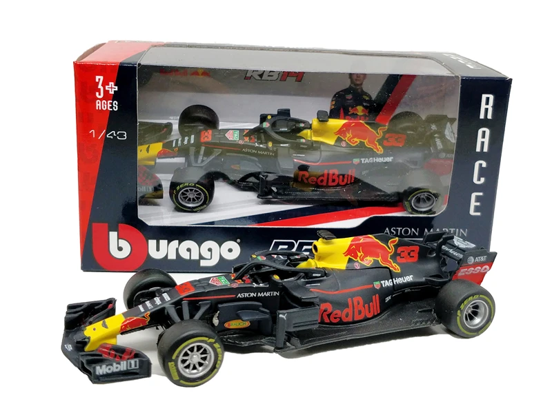 BBurago F1 весы 1:43 RedBull AMG W05 W07 SF71H SF70H SF16 RB13 RB14 RB15 SF90 литья под давлением гоночный автомобиль модель Машинки Игрушки