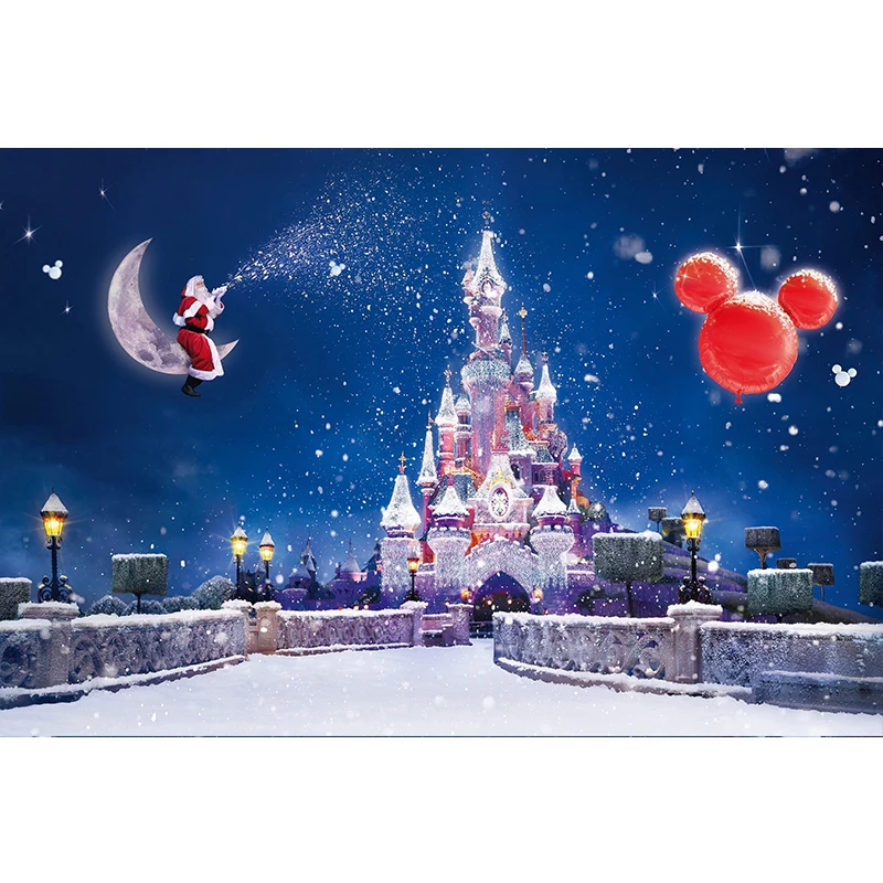 Disneyland Castle Christmas Wallpaper