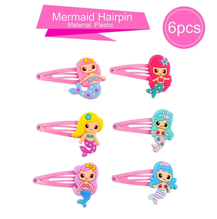 6pcs Hair clip 250 шт Пластиковые градиентные жемчужины DIY для свадебной вечеринки, маникюрные жемчужины, вечерние жемчужины русалки, ожерелье, ювелирные изделия, серьги, подвеска, Декор - Цвет: 6pcs Hair clip