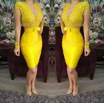 

Robe De Soiree Robe Soiree Evening Formal Dress Gown Long 2019 Short Prom Cocktail Dresses