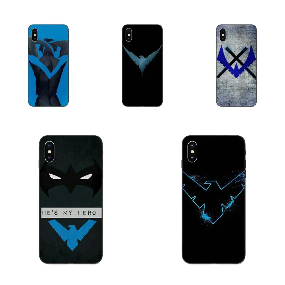 Защитный чехол из ТПУ без рисунка с отвертиями Nightwing для Galaxy A8 A9 звезда Note 4 8 9 10 S3 S4
