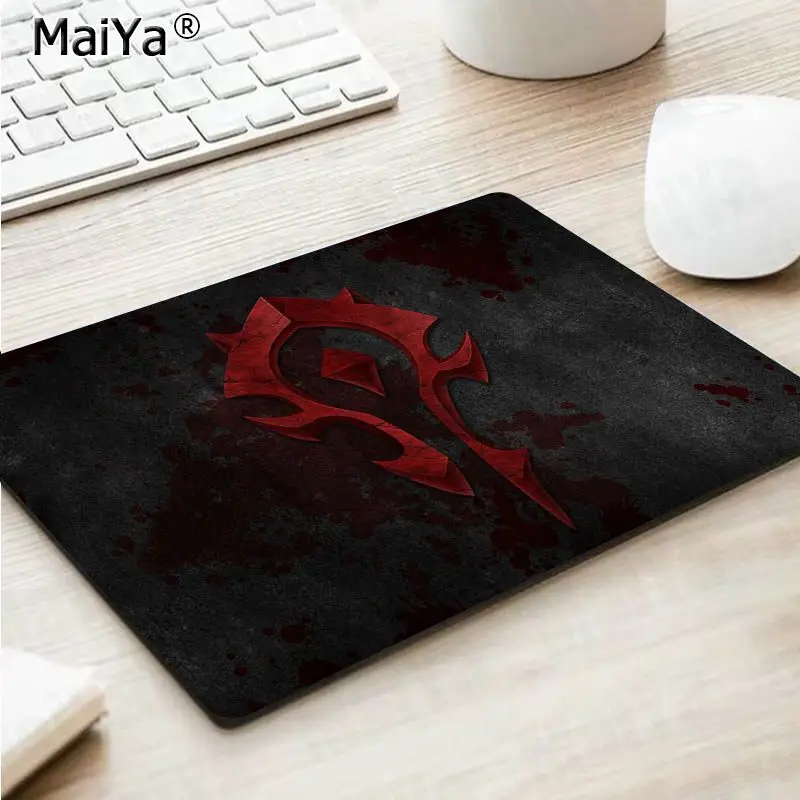 Игровой коврик для мыши Maiya Nova orde из натурального каучука, Настольный коврик, скорость/контроль версии, большой игровой коврик для мыши