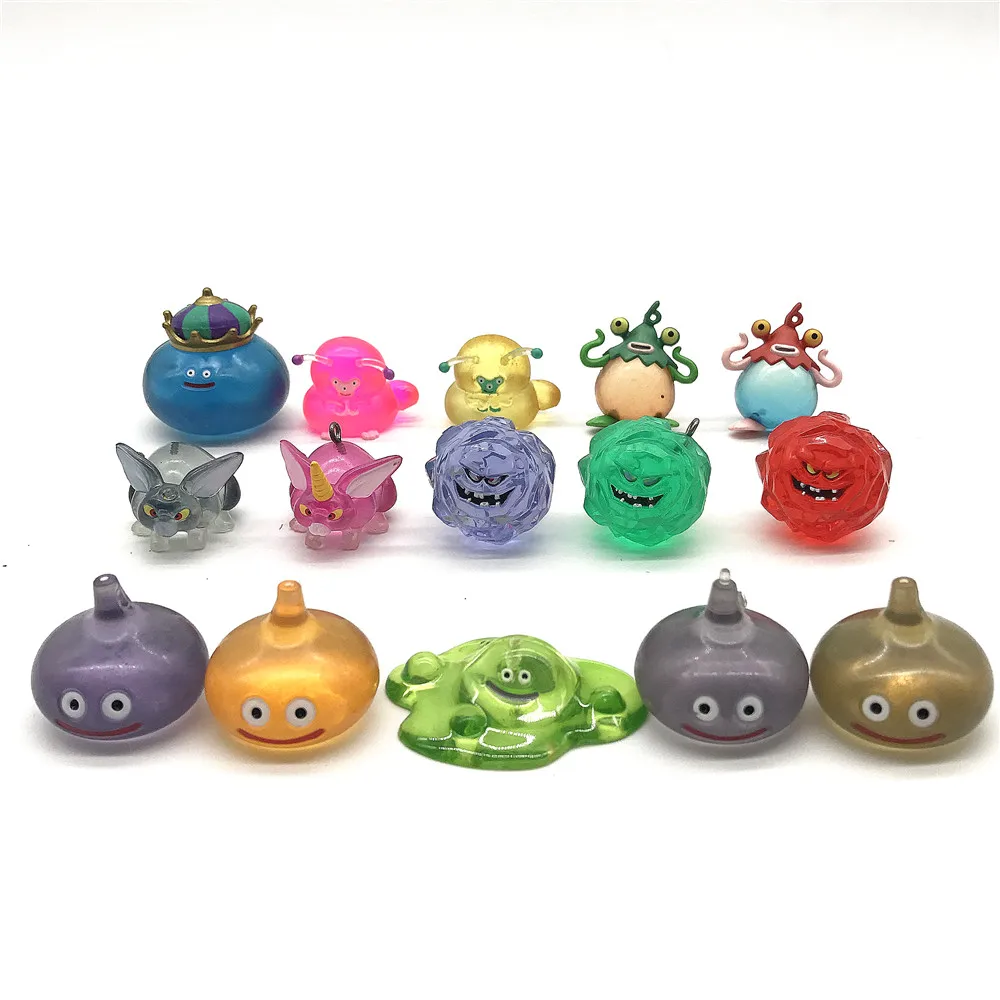 

Dragon Quest Crystal Monster model toy Slime Keychain