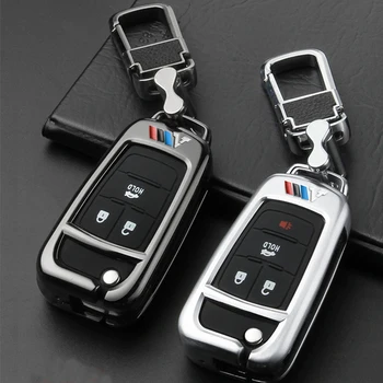 

zinc alloy Car Key Case Cover For Buick Chevrolet Cruze Opel Vauxhall Mokka Encore FlipAuto Astra J Corsa D Zafira C Insignia