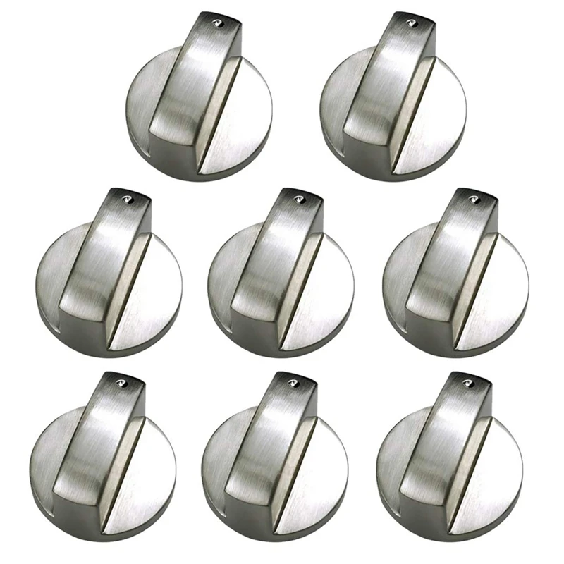 

Brushed Metal Gas Stove Knobs Cooker Control Switch Range Oven Knobs Cooktop Burner Knob Gas Hob Switch Kitchen Replacement Ac