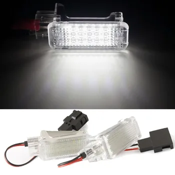 

2pcs LED Door Welcome Interior Light Courtesy Lamp Under Door Trunk Light for Audi A2 A3/S3 A4 A5 A6 A8 Q7 Q5 RS4 RS6 R8
