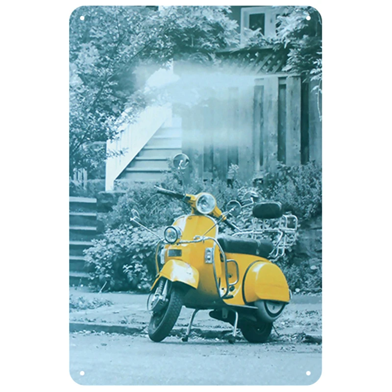 Vespa табличка металлическая винтажная жестяная вывеска Pin Up потертый шик Декор винтажные металлические знаки украшение бара металлический плакат для паба металлическая пластина