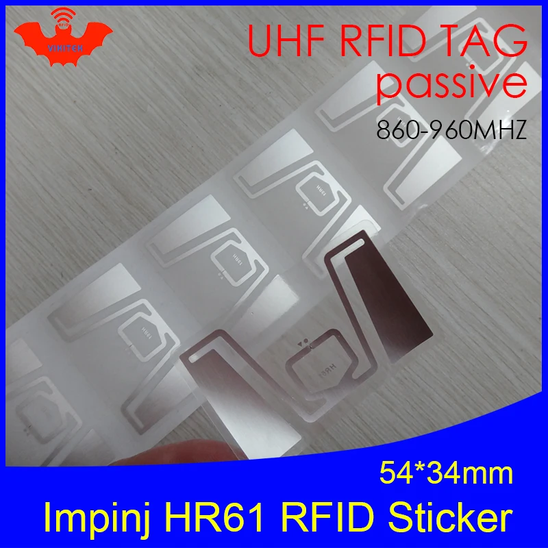 UHF RFID Метка HR61 инкрустация Impinj Monza R6 MR6 чип 860 960 МГц 900 915 868 Higgs3 EPCC1G2 6C смарт карта