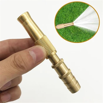 

High Pressure Water Gun Washing Spray Nozzle Garden Tools Watering Irrigation Water Sprayer Full Copper Garden Water