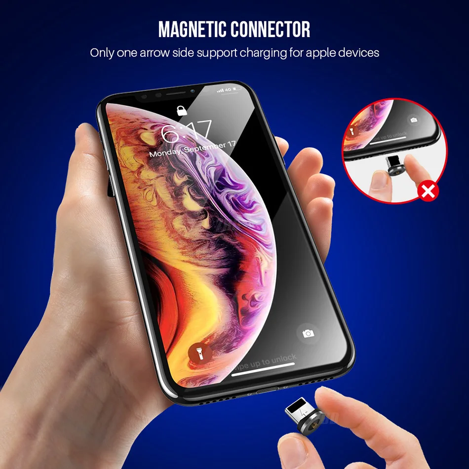 YBD Магнитная настольная USB зарядная док-станция для iphone X XS MAX для iphone 11 8/7 зарядная станция магнитное зарядное устройство