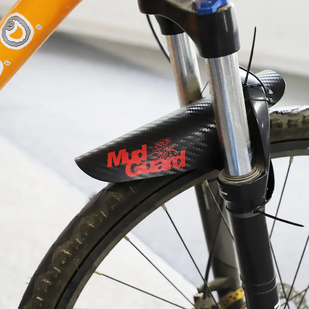 Parafanghi per biciclette parafanghi colorati per pneumatici anteriori/posteriori parafango in fibra di carbonio MTB Mountain Bike accessori per attrezzi da ciclismo su strada
