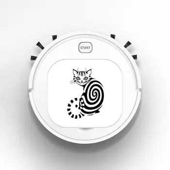 

Smart Robot Vacuum Cleaner Rechargeable USB Auto Sweeping Mop Clean Robot Sweeping Cleaner Cheshire Cat Animal