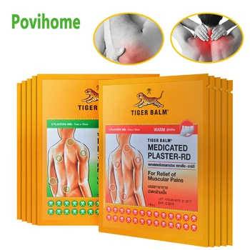 

Thailand Tiger Balm Pain Patch Medical Plaster Joint Pain Patch Killer Body Back Relax Neck Back Body Pain Relaxation Stickers