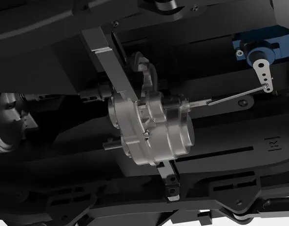 2WD-2WD Time Sharing четырехприводная распределительная коробка для Капо SIXER1 1/6 масштаб солдат Перевозчик Рок Гусеничный самурайский SIXER CD15828 Jimny samurai