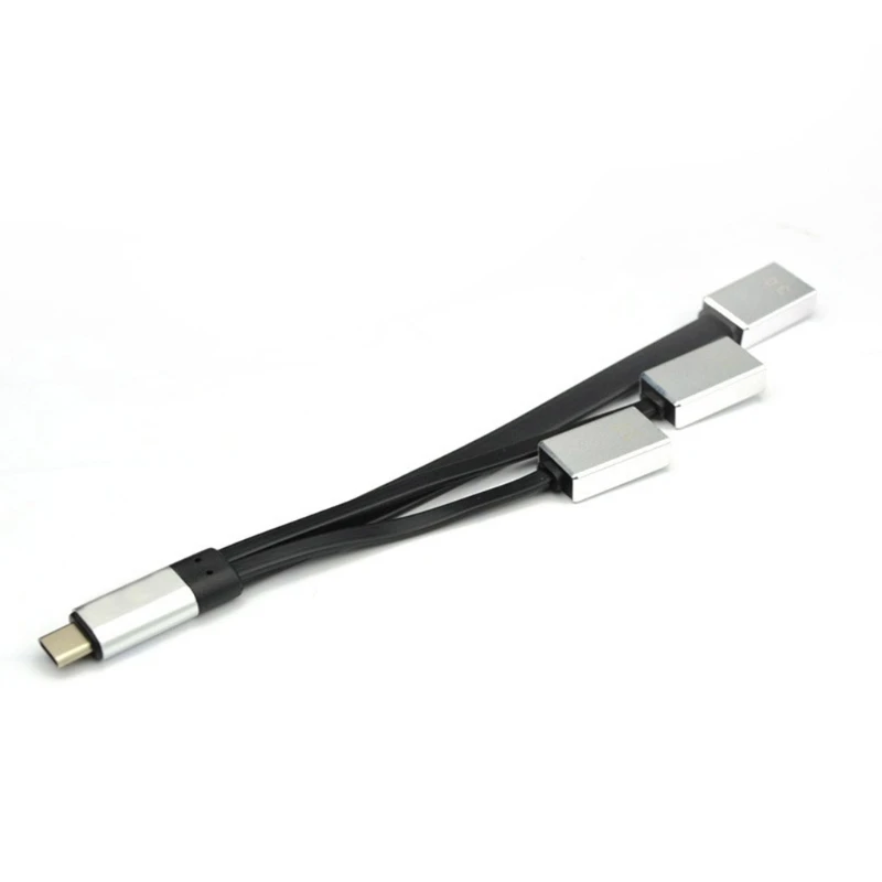 Type C Мужской до 3 USB 3,0/2,0 Женский 4 в 1 концентратор разветвитель кабель для Macbook samsung LX9A