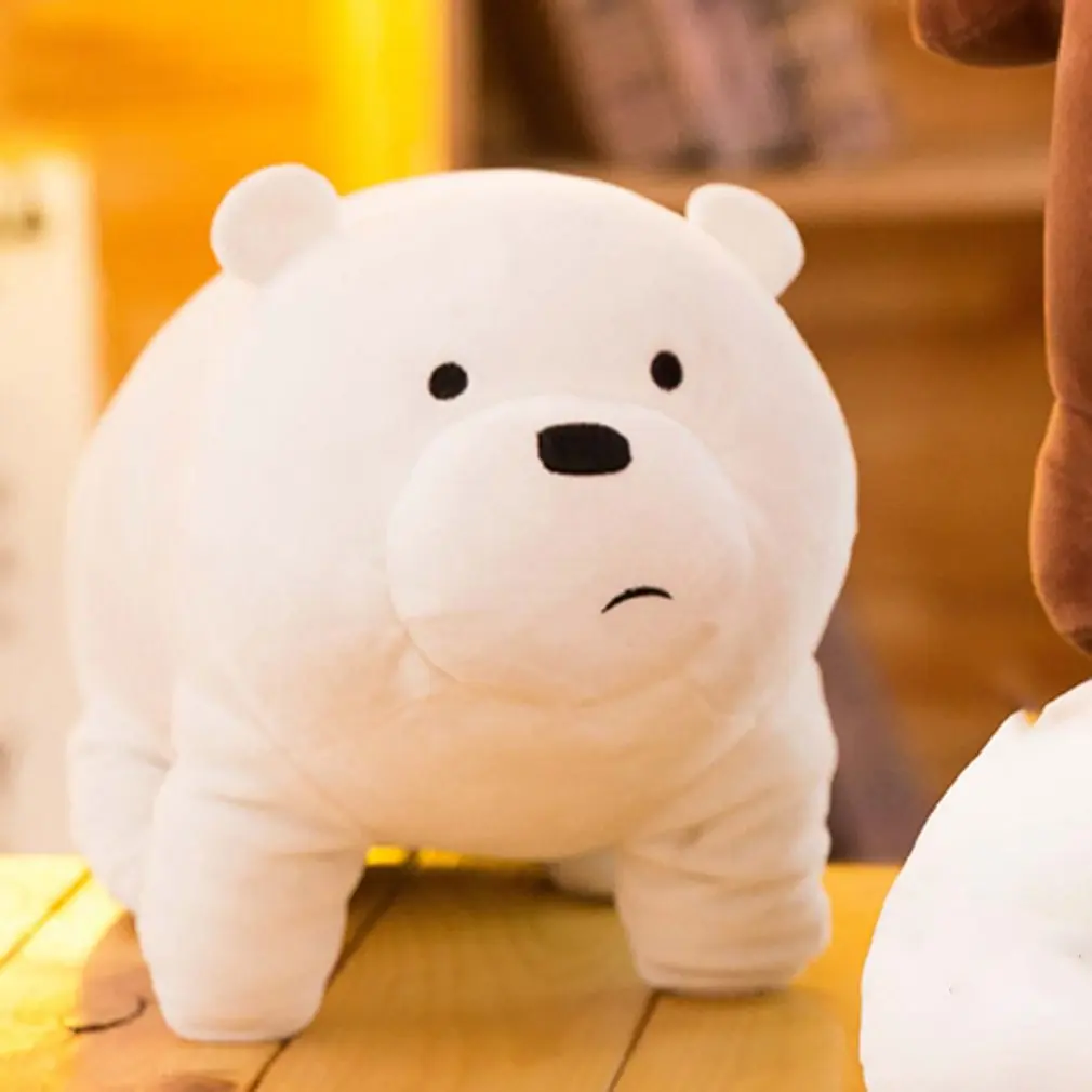 30 см Kawaii панда медведи плюшевые игрушки мультфильм медведь набивной гризли серый белый медведь панда кукла Дети любят подарок на день рождения