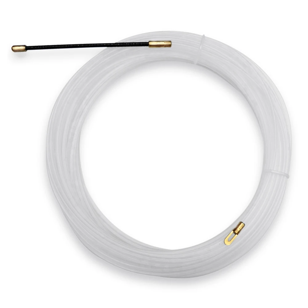 Продукт Нейлоновый провод кабель электрическая протяжная проволока Съемник направляющая для извлечения устройство для электрика L5#4 - Цвет: 4mmx5M