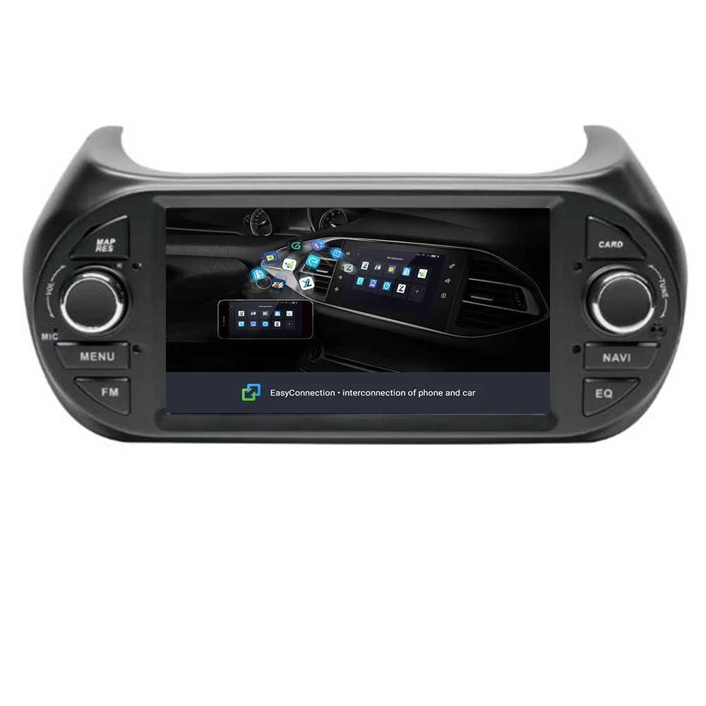 Android 9,0 автомобильный dvd стерео радио gps навигация для Fiat Fiorino Qubo Citroen Nemo peugeot Bipper 2008-2010 авто мультимедиа