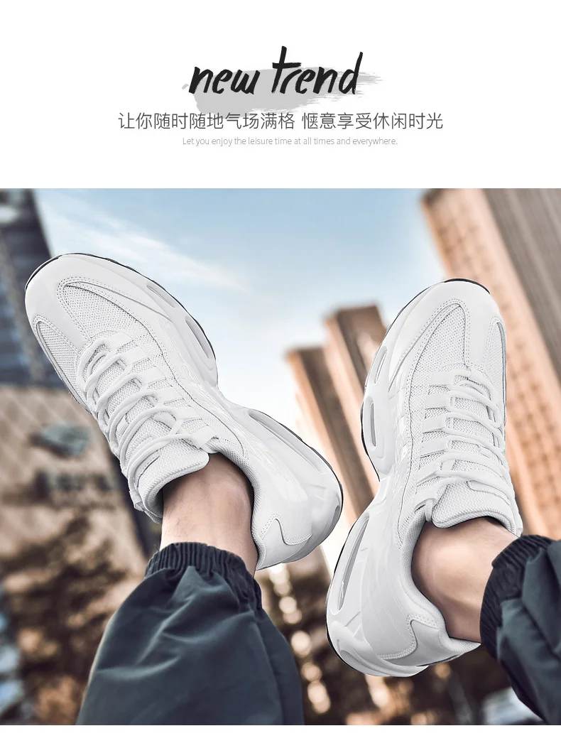 New Fashion Men Running Shoes Breathable Outdoor Sports Air Cushion Sneakers Walking Running Fitness Shoes Man Trainers Footwear