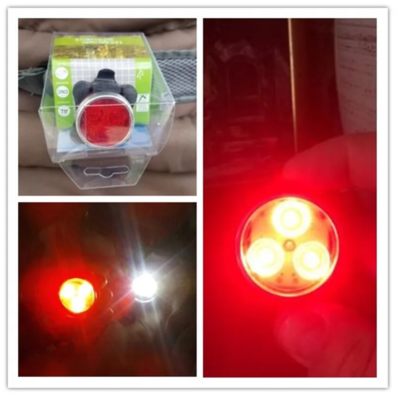 Luz frontal de alta calidad para bicicleta 3 LED 4 modos recargab Luz frontal de alta calidad para bicicleta 3 LED 4 modos recargab